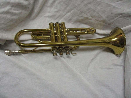 1950's Frank Holton Elkhorn Wis Trumpet/Cornet With Original Carrying Case