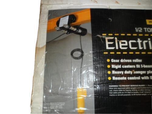 1/2 Ton Electric Trolley with Gear Driven Rollers