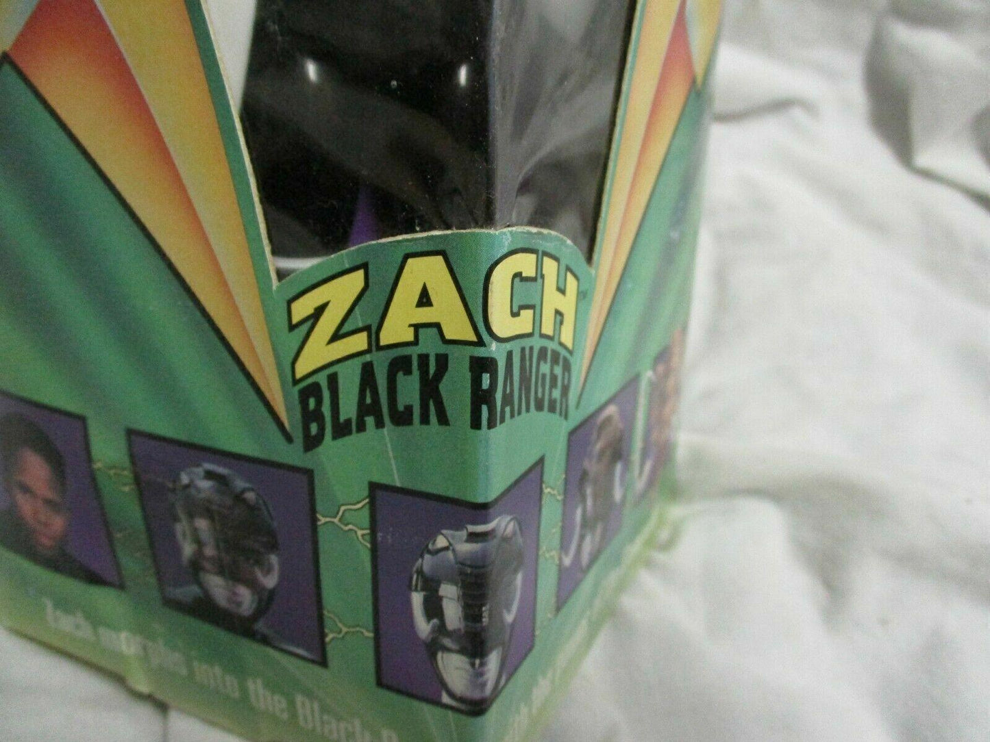 1993 Mighty Morphin Power Randers Zach Black Ranger