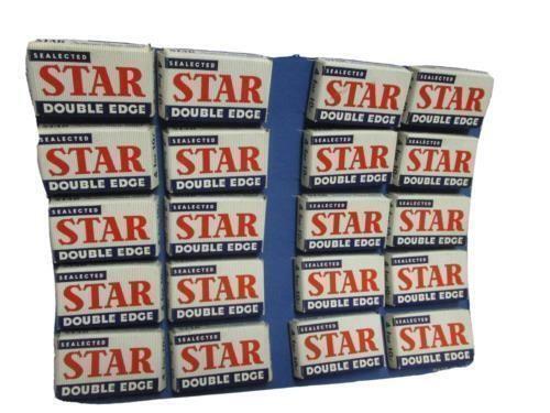 1950's New Sealected Star Double Edge Cardboard Advertising Store Display