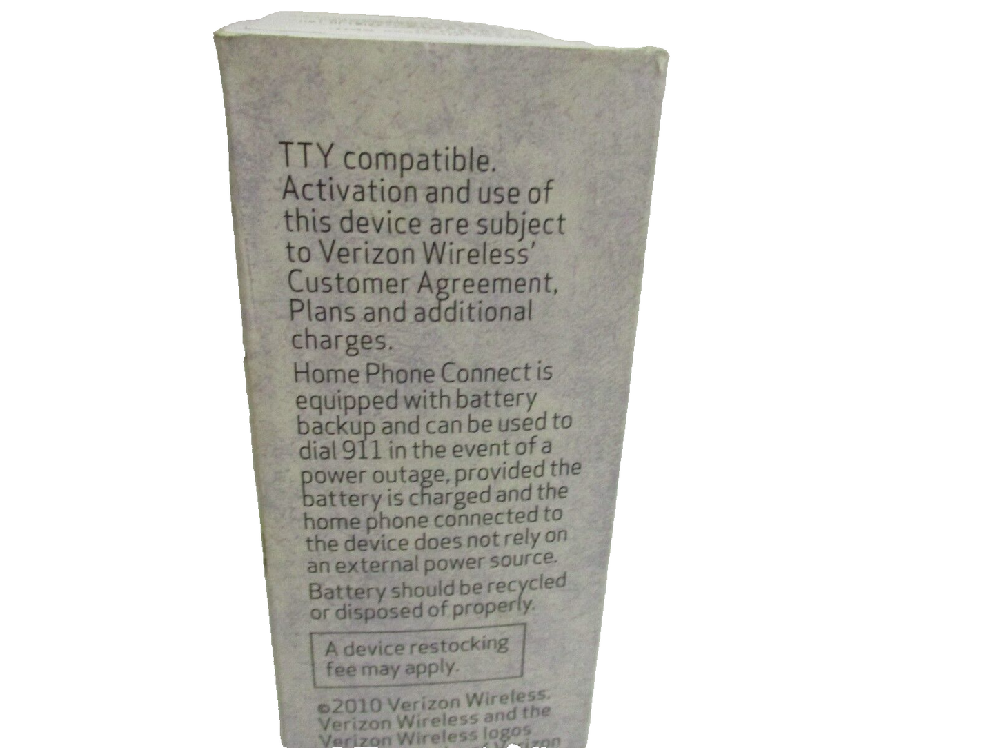 Verizon Wireless FT2260VW Wireless Home Phone Connect New Old Stock