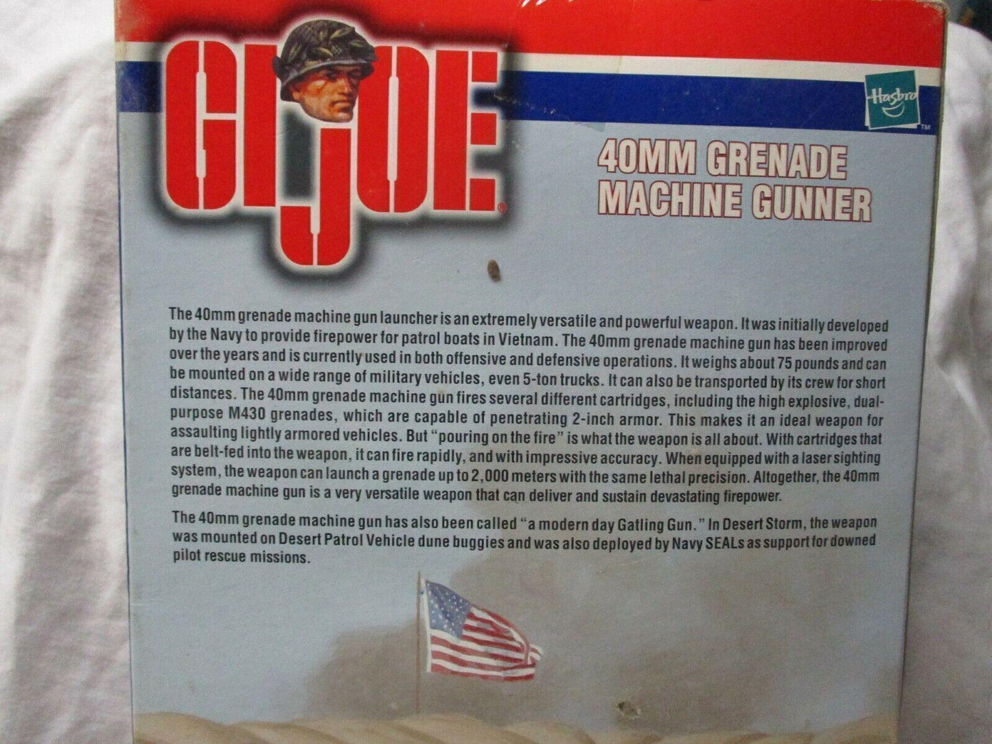 Vintage G.I. Joe Electronic 40MM Grenade Machine Gunner