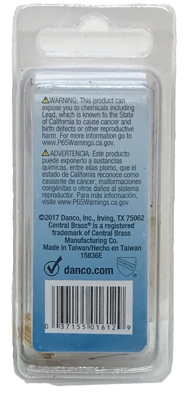 Danco 1C-6C Cold Stem for Central Brass Faucets #15836E