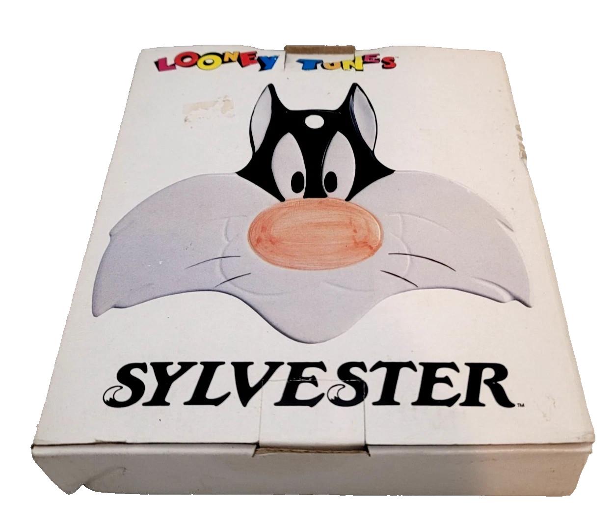 Vintage 1993 Warner Bros Looney Tunes Sylvester Ceramic Tile Trivet