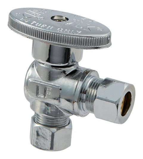 ACE 4309738 ACE2621LF Quarter Turn Angle Valve Comp 3/8" x 3/8"