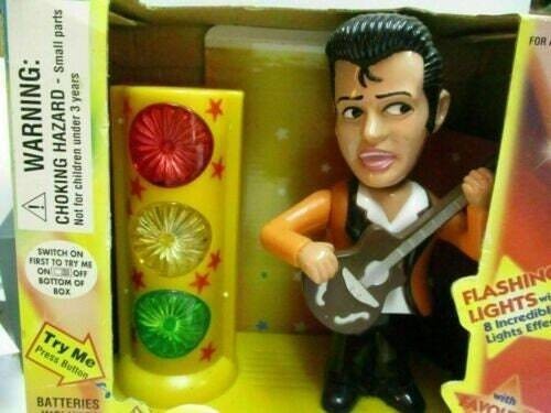 Vintage Musical La Bamba Battery Rocking Star Collector Piggy Bank Flashing