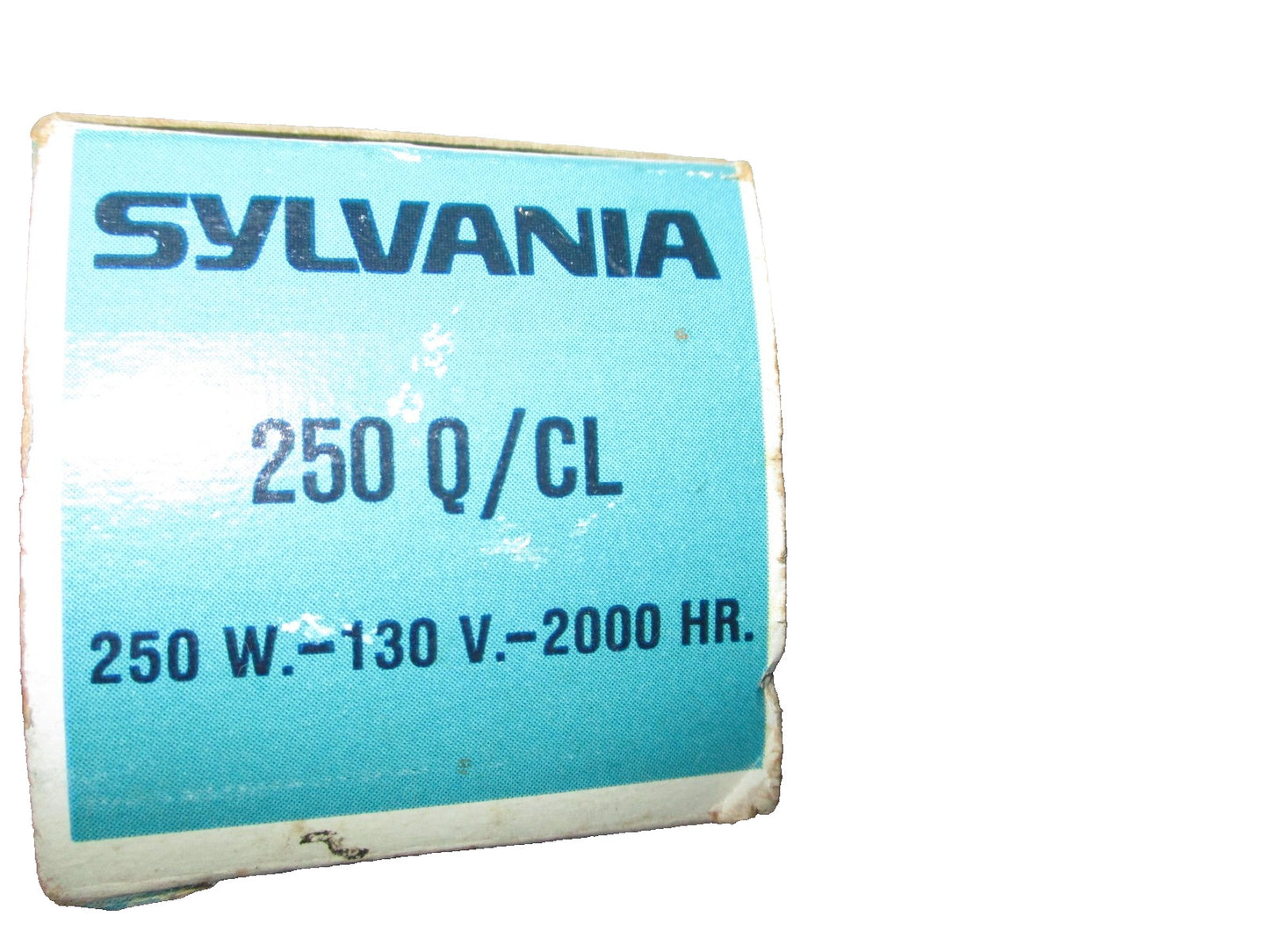 Sylvania Tungsten Lamp Bulb 250w Q/CL 130v 2000hr