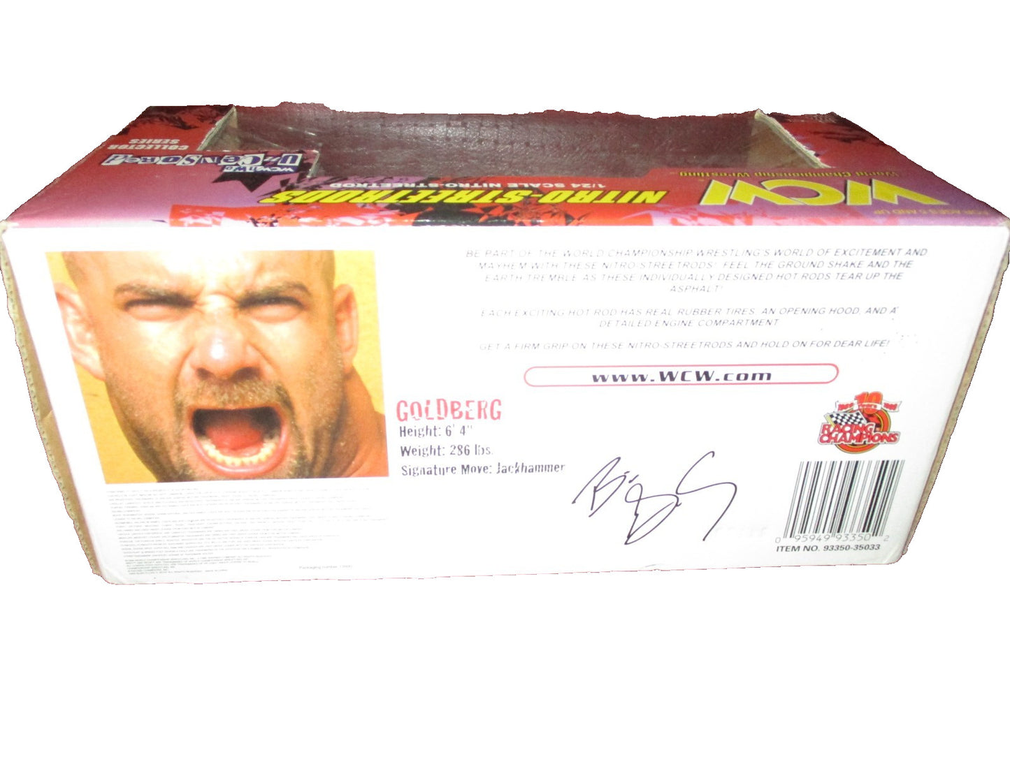 R/C WCW Nitro-Street Rods1/24 Goldberg Uncensored NWO Collector Series Toy