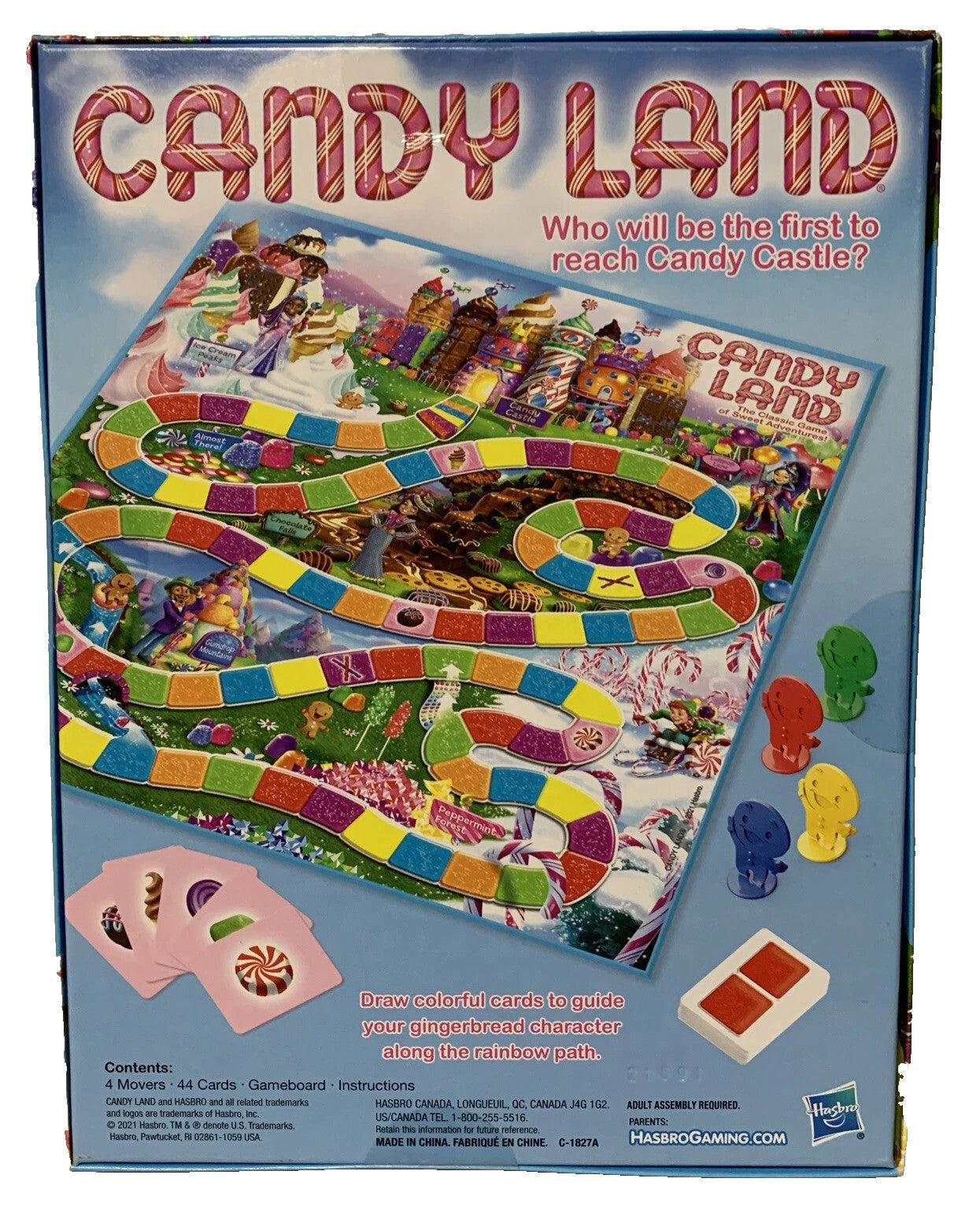 Candy Land Game Classic Game of Sweet Adventure 2-4 Players Hasbro