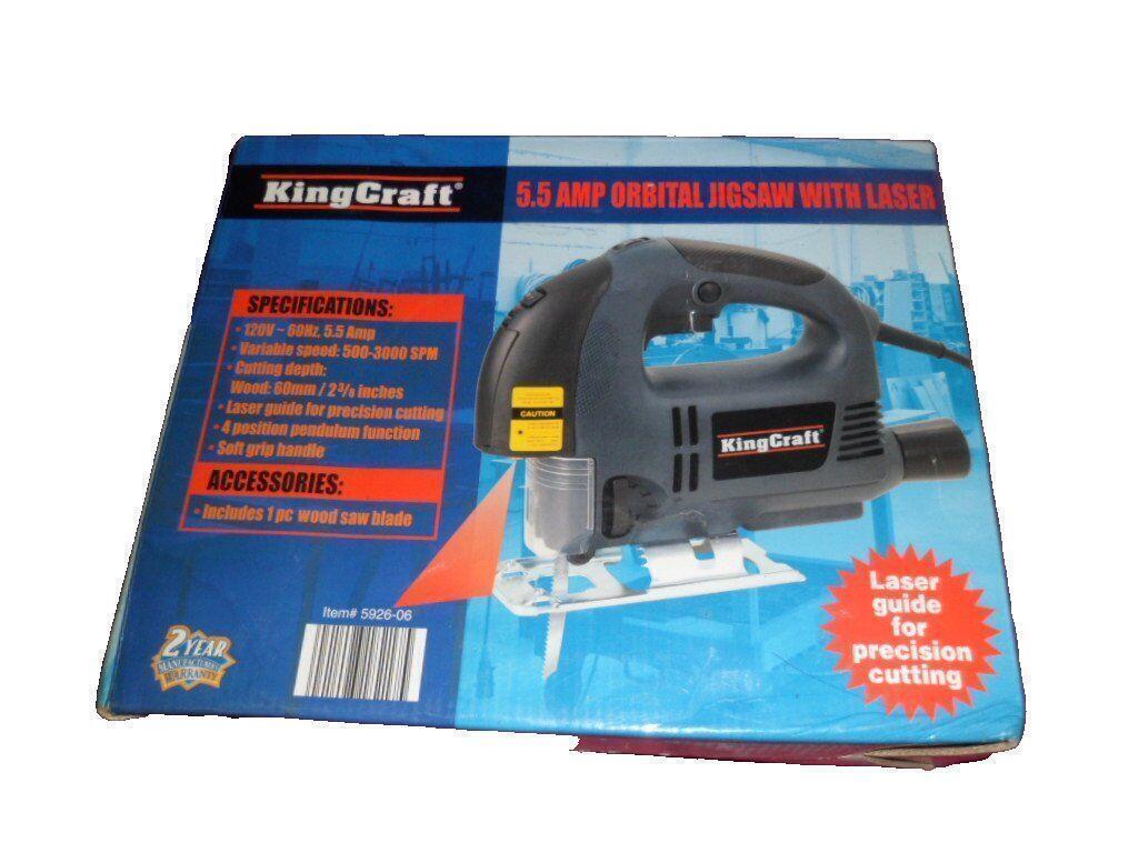 5.5 Amp Orbital Jigsaw With Light