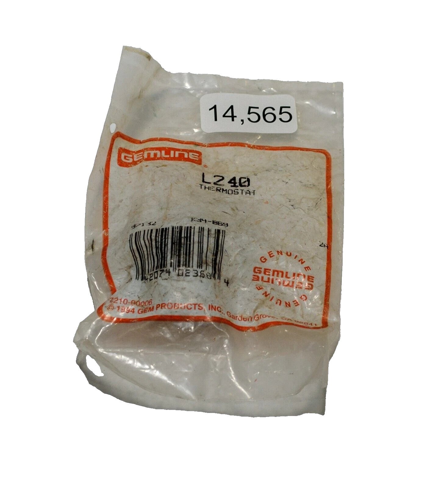 Gemline Genuine L240 Dryer Thermostat