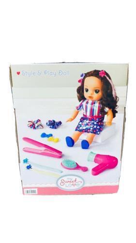My Sweet Love Style and Play Doll Toy Set, 13 pcs