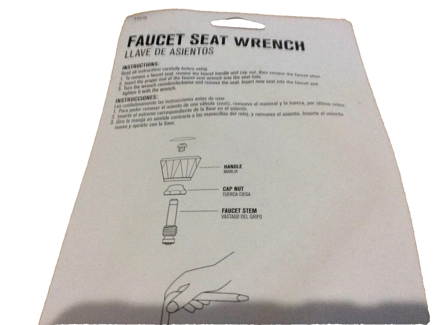 Faucet Seat Wrench Tapered to Fit Most Seats 43918