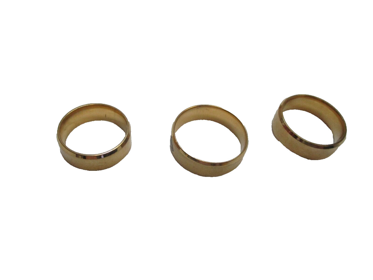 18k Gold Filled Link Chain/Belcher Necklaces/Belcher Bracelet & 6 Wedding Rings