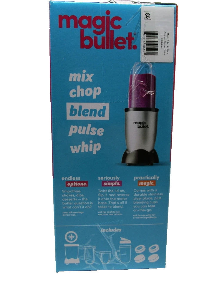 Magic Bullet MBR-1101 18oz Blender Silver