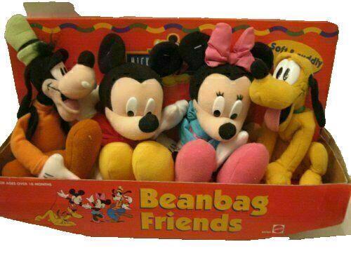 Vintage Mickey Mouse Beanbag Friends