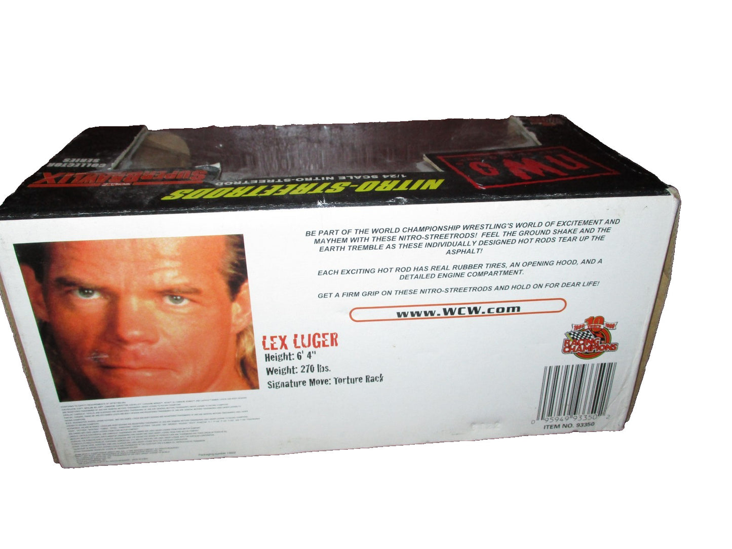 NWO Nitro Streetrods LEX LUGER Super Brawl IX Racing Champions Diecast 1:24 1999