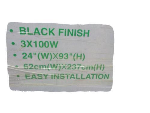 Bel Air 3 Lantern Outdoor Pole Light 7' ft. x 9" in. Tall Black Finish