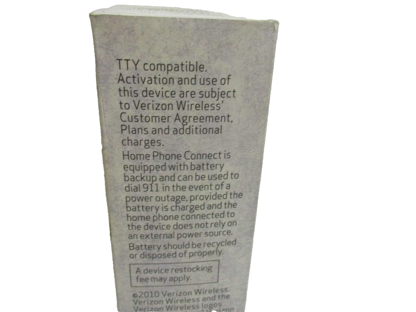 Verizon Wireless FT2260VW Wireless Home Phone Connect New Old Stock