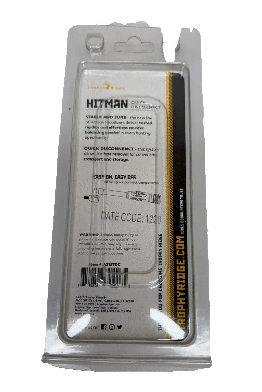 Trophy Ridge Stabilizer Hitman Quick Disconect AS15TDC 32426