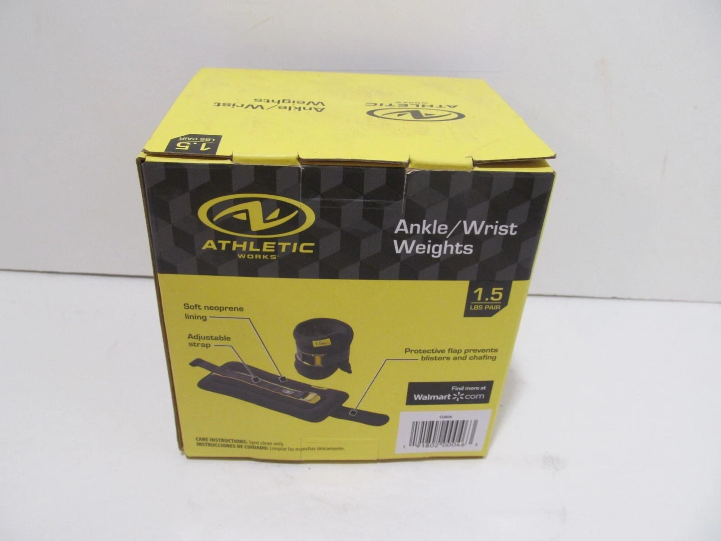 Athletic Works Ankle Wrist 1.5 Lb. Weights Workout Running Exercise Jogging