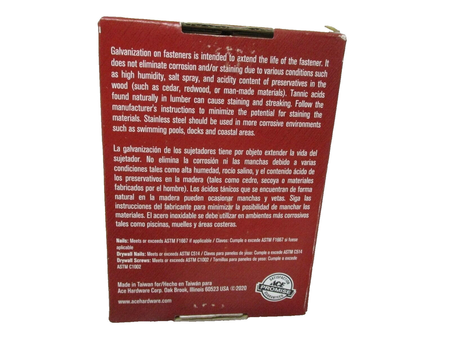 Ace 3 in. Masonry Fluted Shank Masonary Nail Round 1 lb. 50018