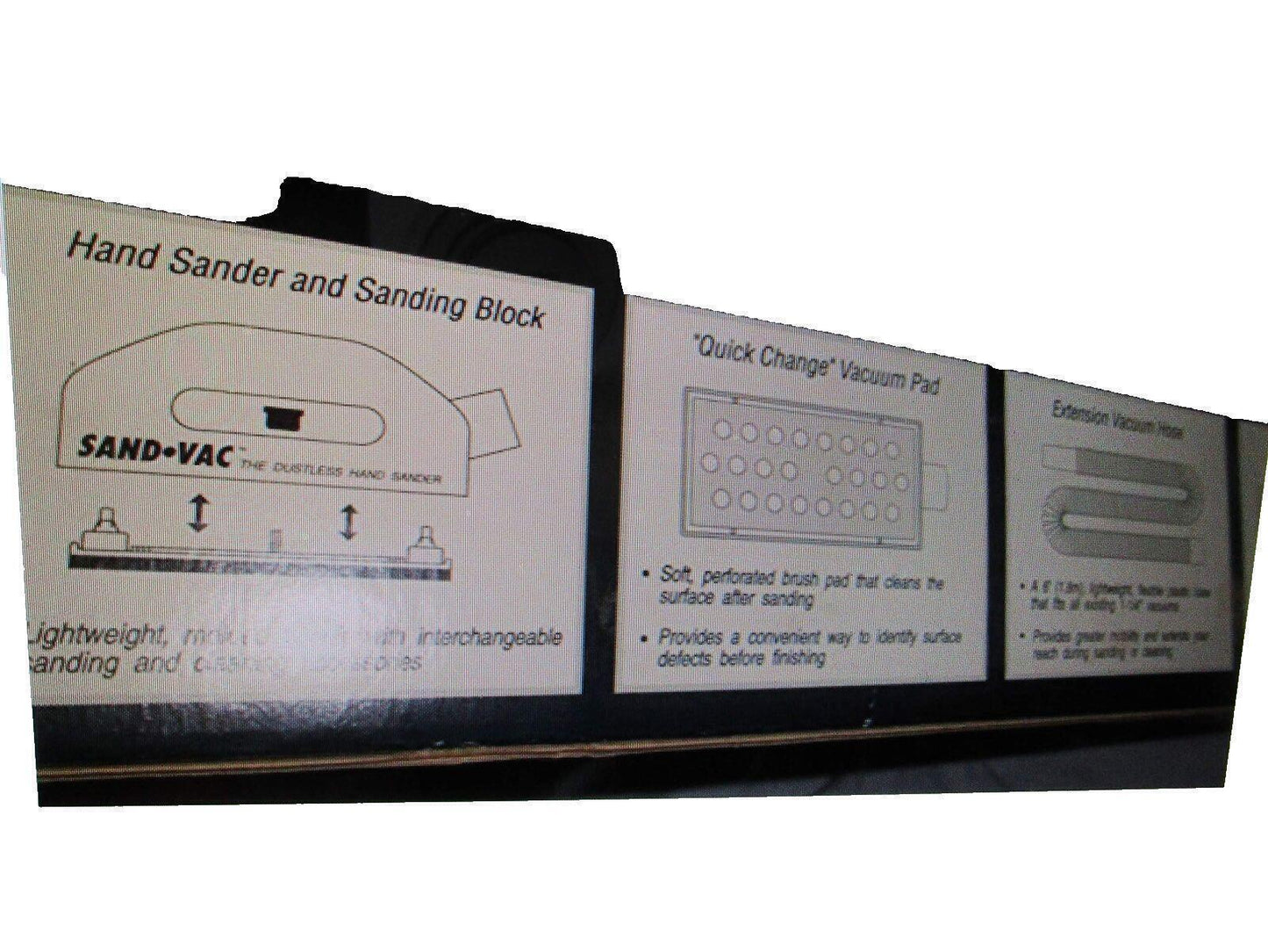 Ed's Variety Store Vintage Sand Vac Dustless Sanding System