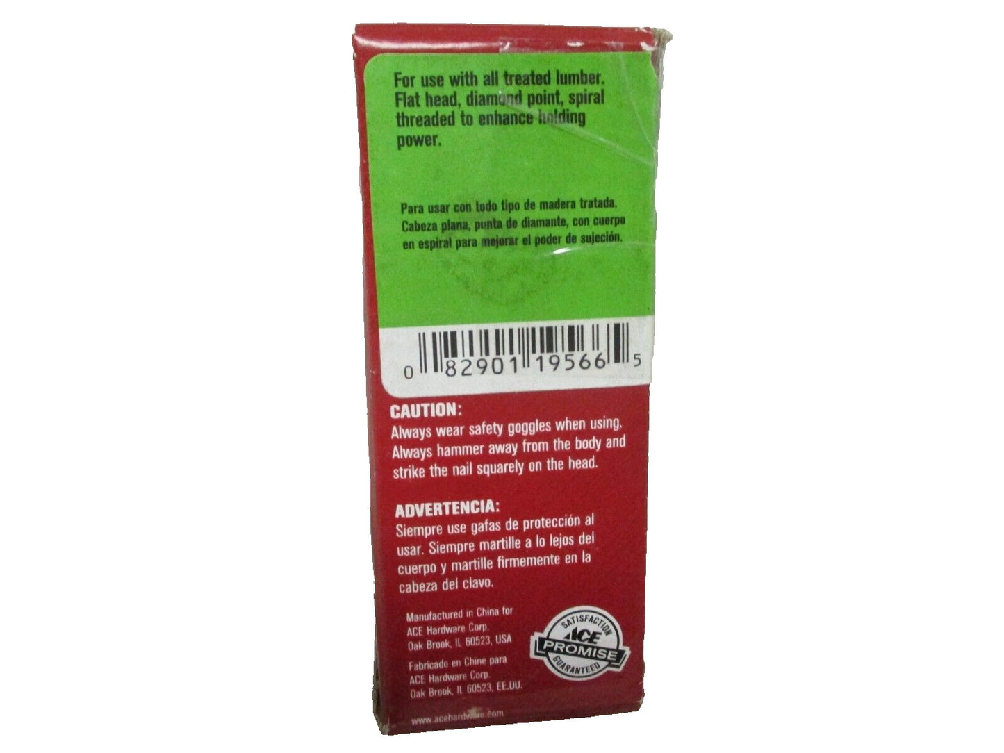 Ace 78830 Nail Deck Galvanized 10d 3" Galvanized Spiral Thread 1 lb.