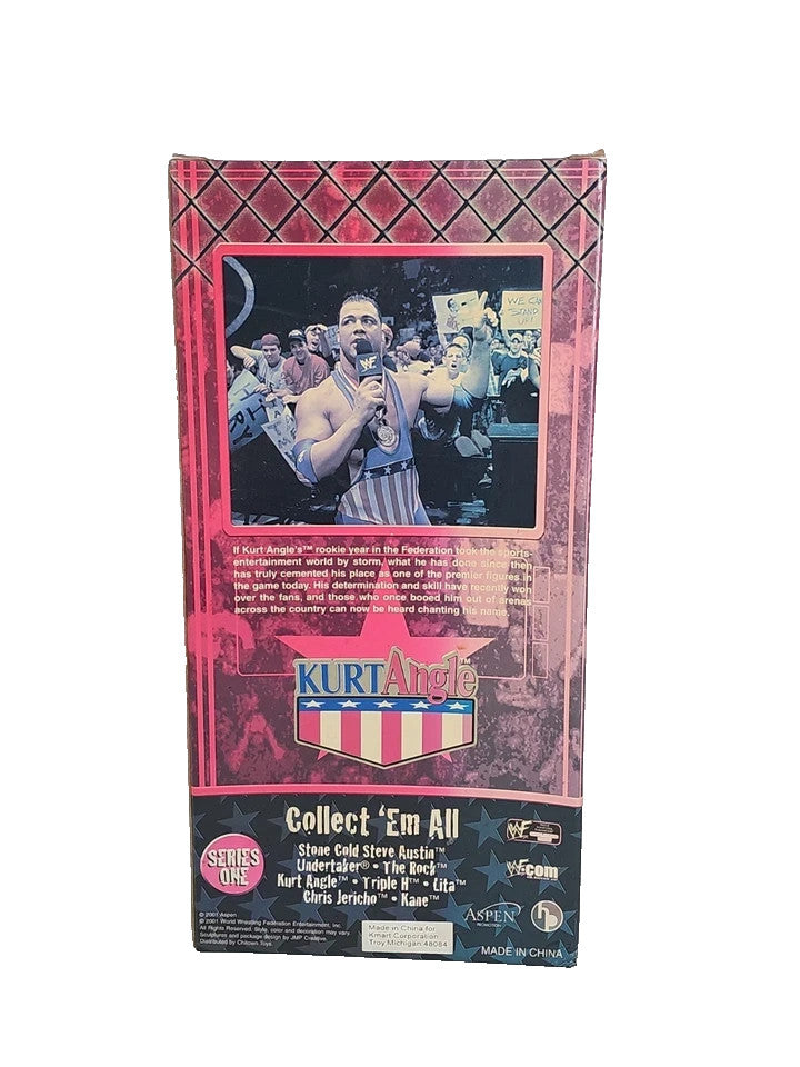 2001 Kurt Angle Rumble Heads Bobbleheads WWF WWE Series 1 Collectors Edition