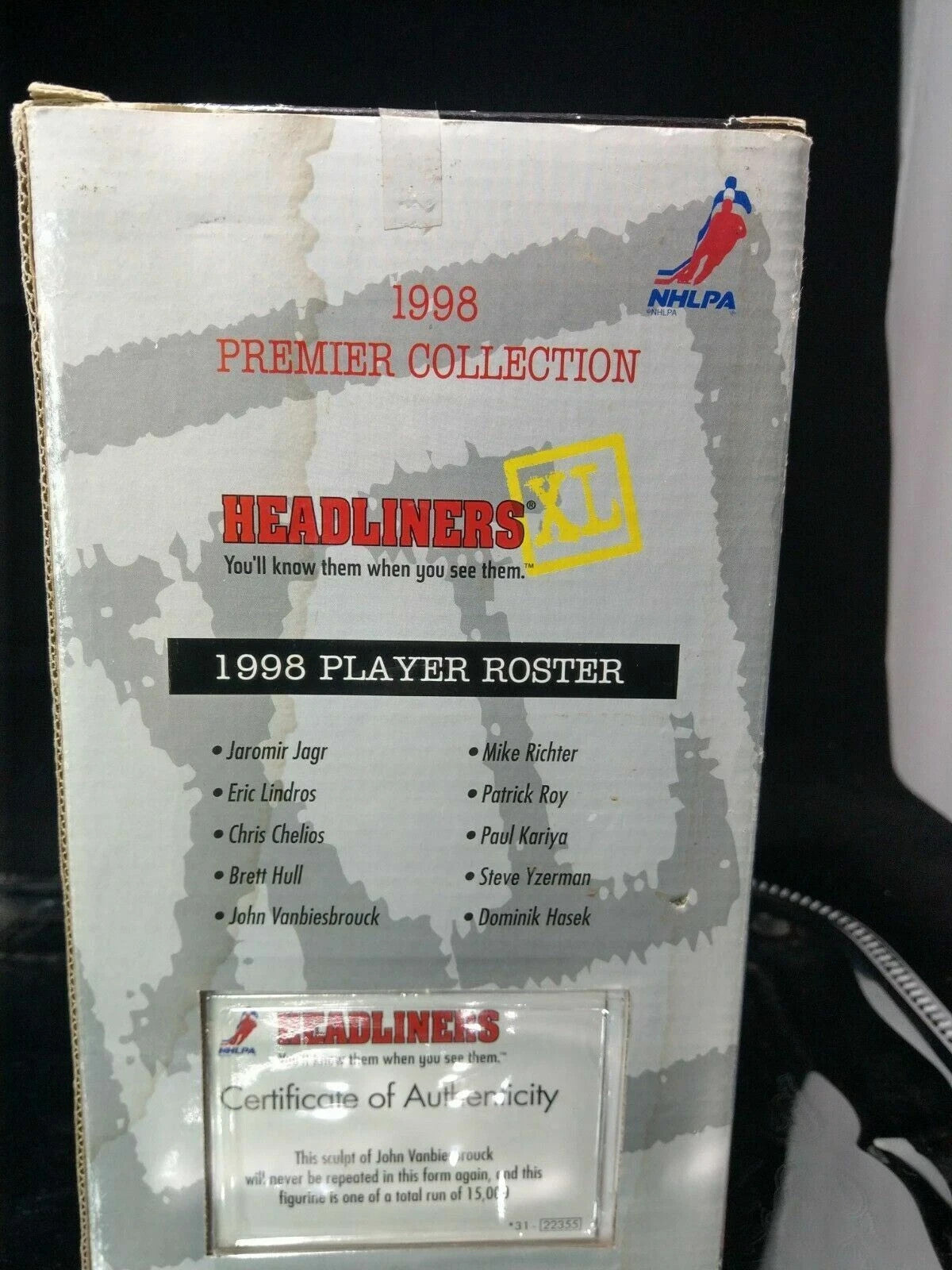 Headliners XL Jaromir Jagr 1998 hockey figure NHL NHLPA Limited Edition