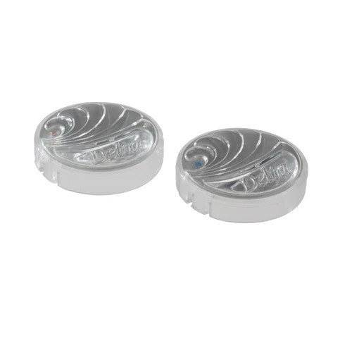 Genuine Delta Faucet Hot / Cold Clear Handle Button Set RP18373