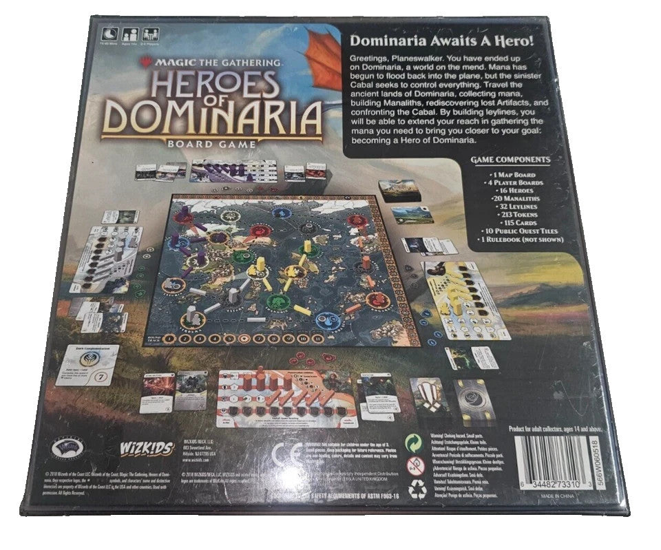 Magic the Gathering: Heroes of Dominaria Board Game Standard Edition