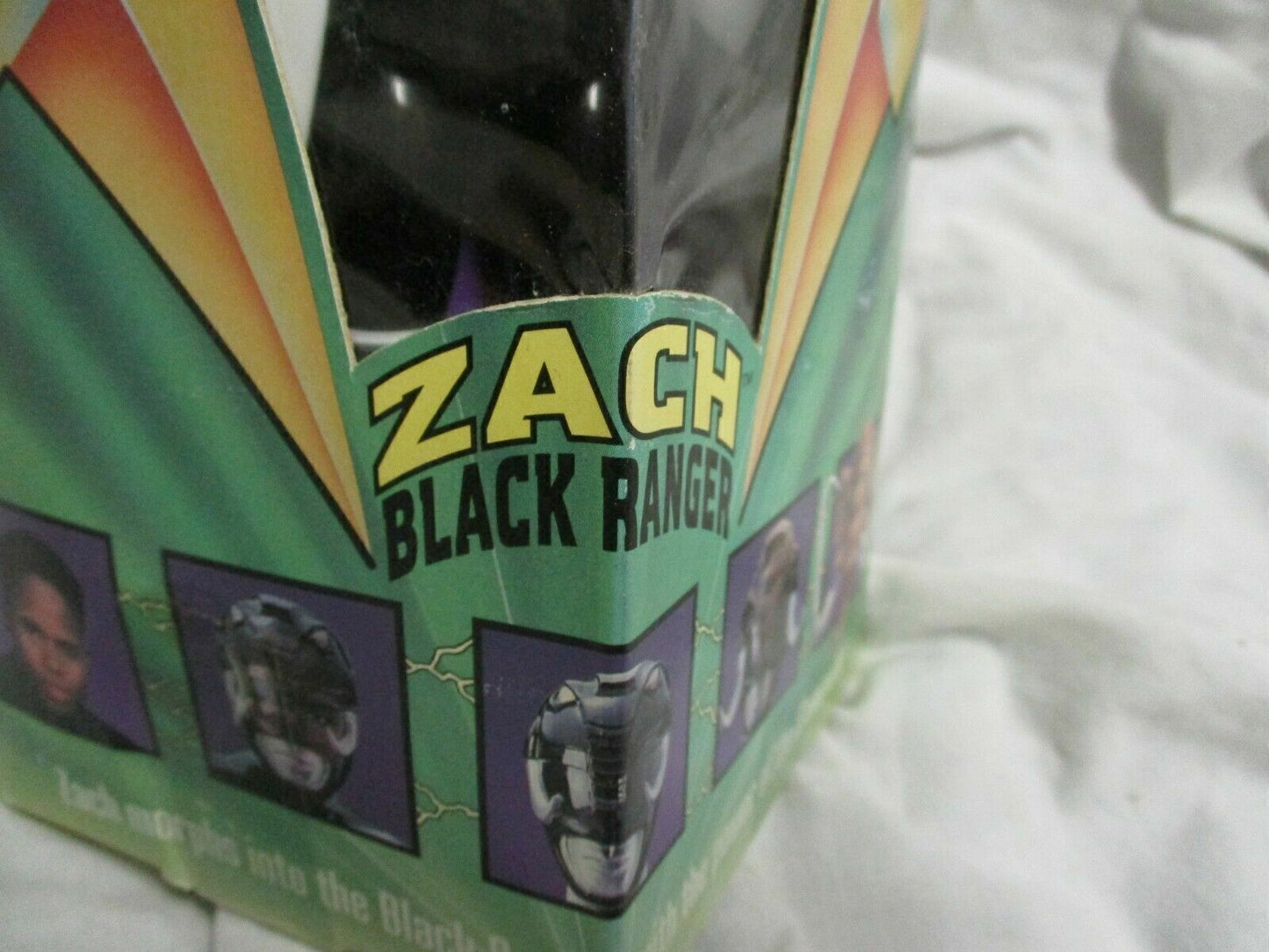 1993 Mighty Morphin Power Randers Zach Black Ranger