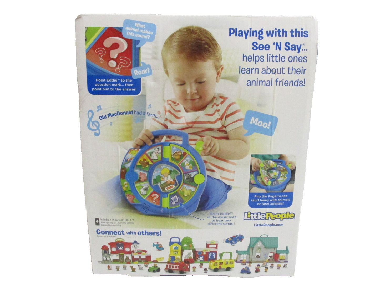 Fisher-Price Little People World of Animals See N' Say Learning Toy