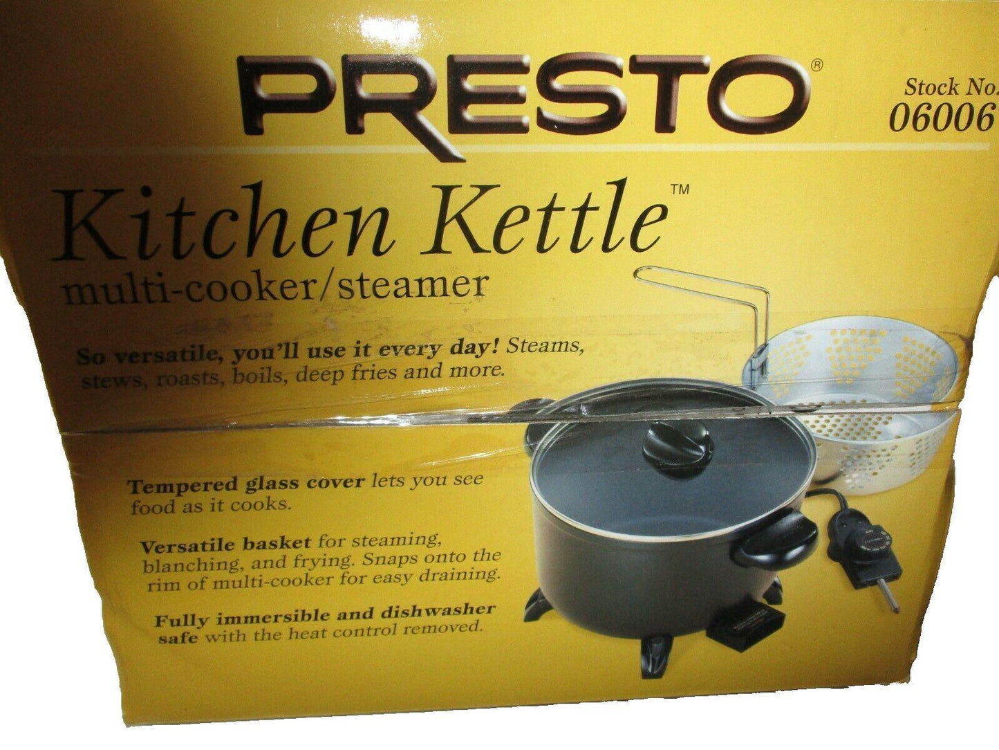 Presto Kitchen Kettle Multi Cooker / Steamer 06006