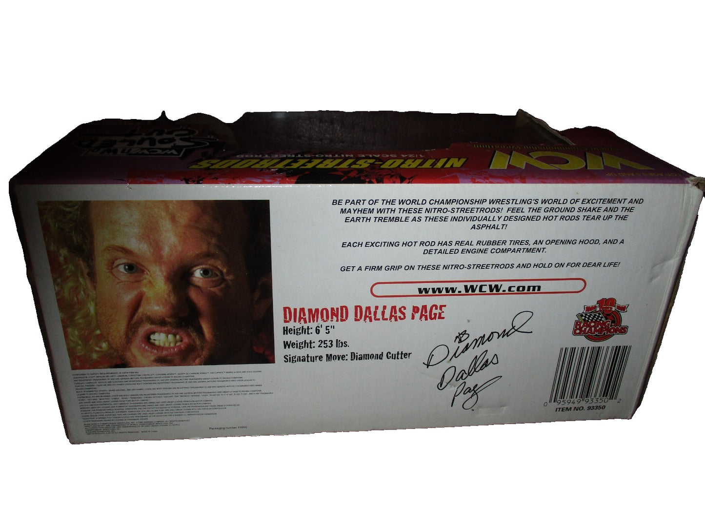 1998 Racing Champions 1:24 WCW Diamond Dallas Page Nitro-Streetrod Car
