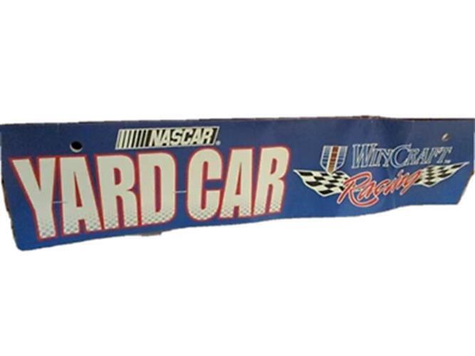 Nascar Racing Yard Car Sign Indoor/Outdoor 35" x 16"