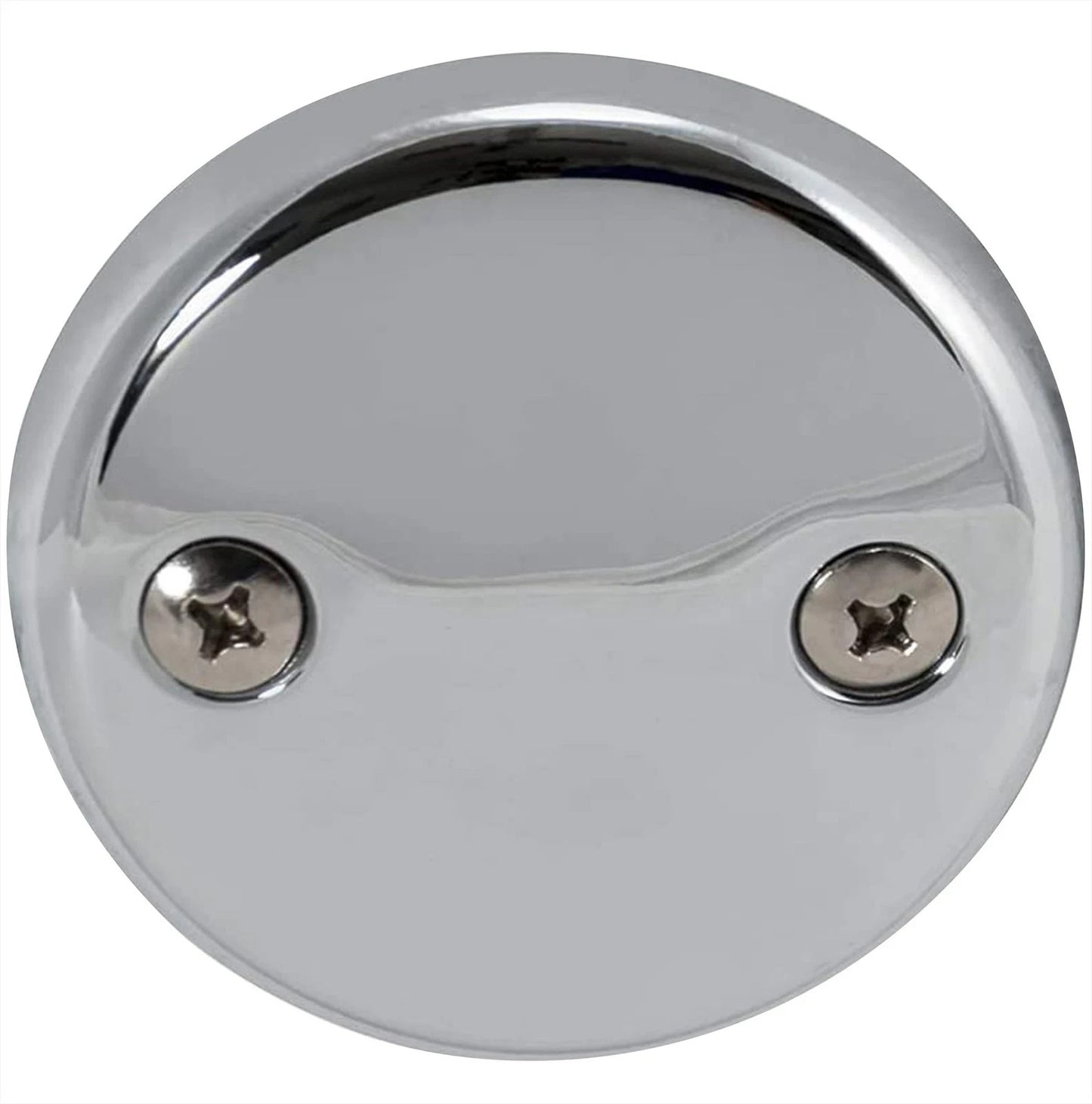 Bathtub Drain Waste/Overflow Face Plate, Universal, Chrome - 03-1425 4262382