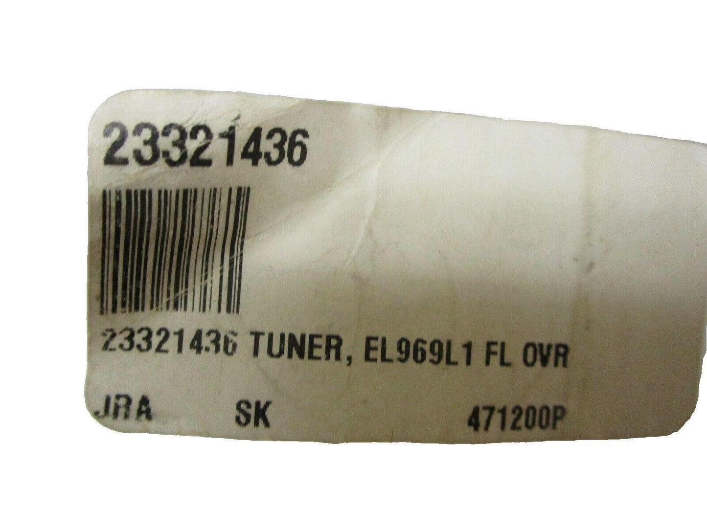 Toshiba Tv Tuner Uhf/vhf Part#23321436