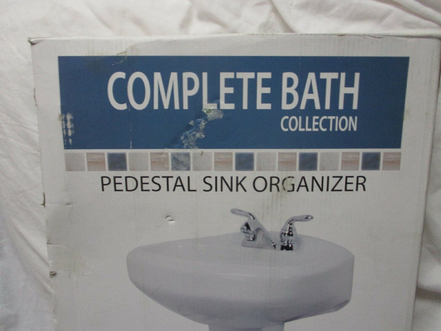 Creative Bath Products Complete Collection Under Pedestal Sink, Chrome