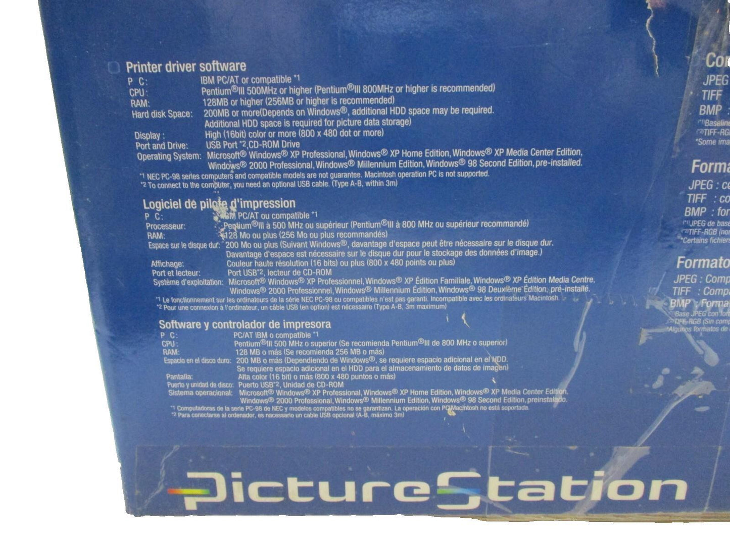 Vintage Sony Picture Station Digital Photo Printer DPP-FP50 Old Stock