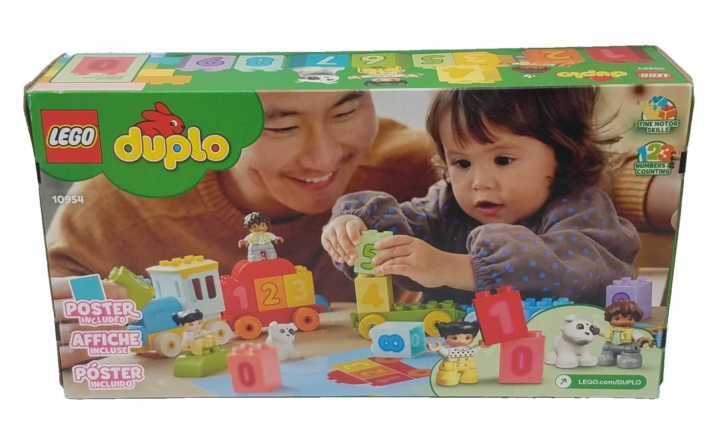 Lego Duplo My First Number Train Toy with Bricks for Learning Numbers, 10954
