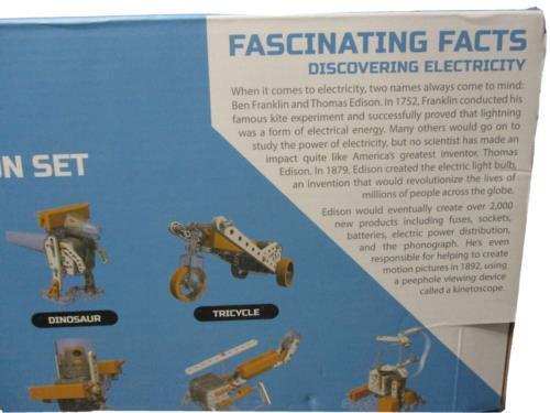 Discovery #MINDBLOWN Electricity Construction Set, 10 Robotic Build Kits & 7 Ele