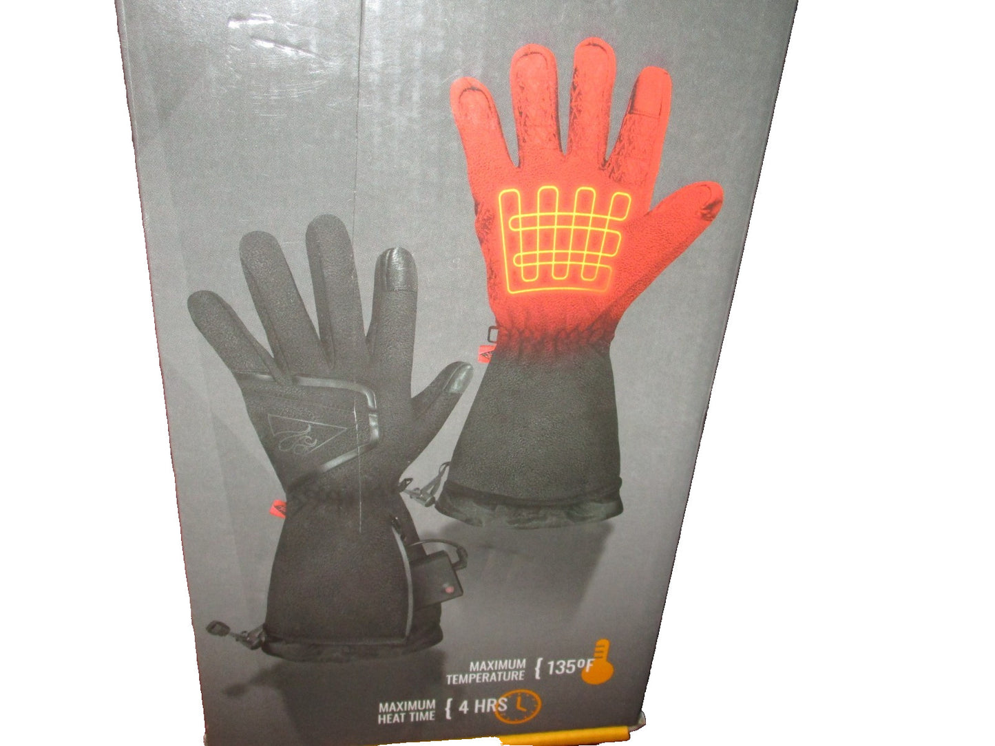 ActionHeat AA Battery Heated Gloves Men Touchscreen Electric Fleece Winter