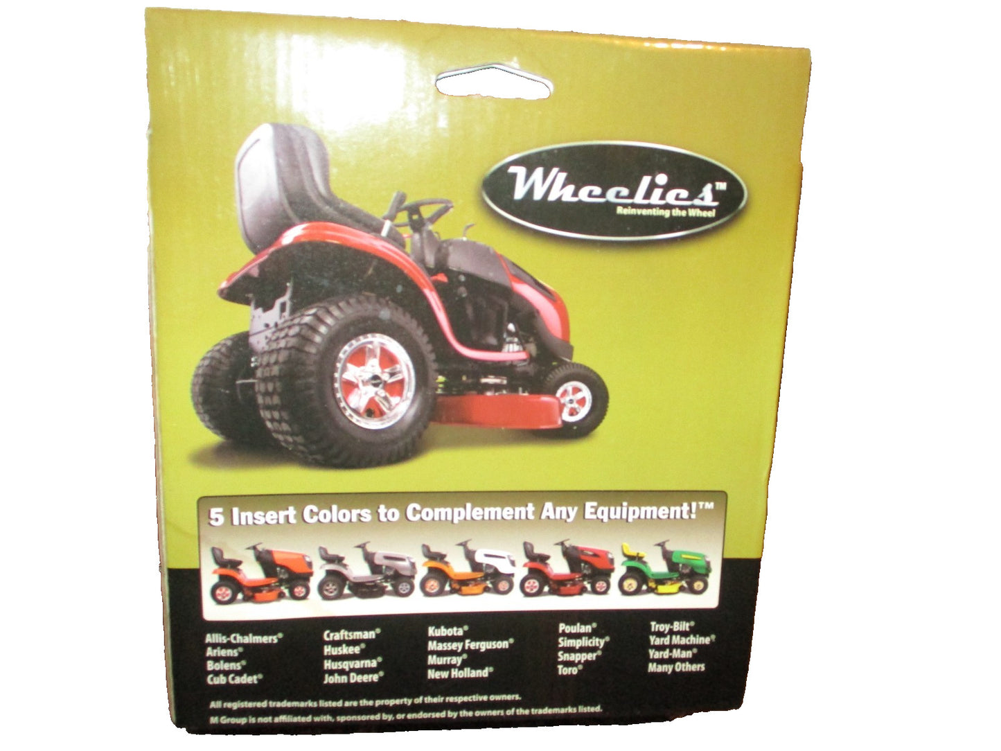 Wiheelies 6" Tractor Wheel Covers Chrome 2 Pack Fits Most Riding Lawnmowers