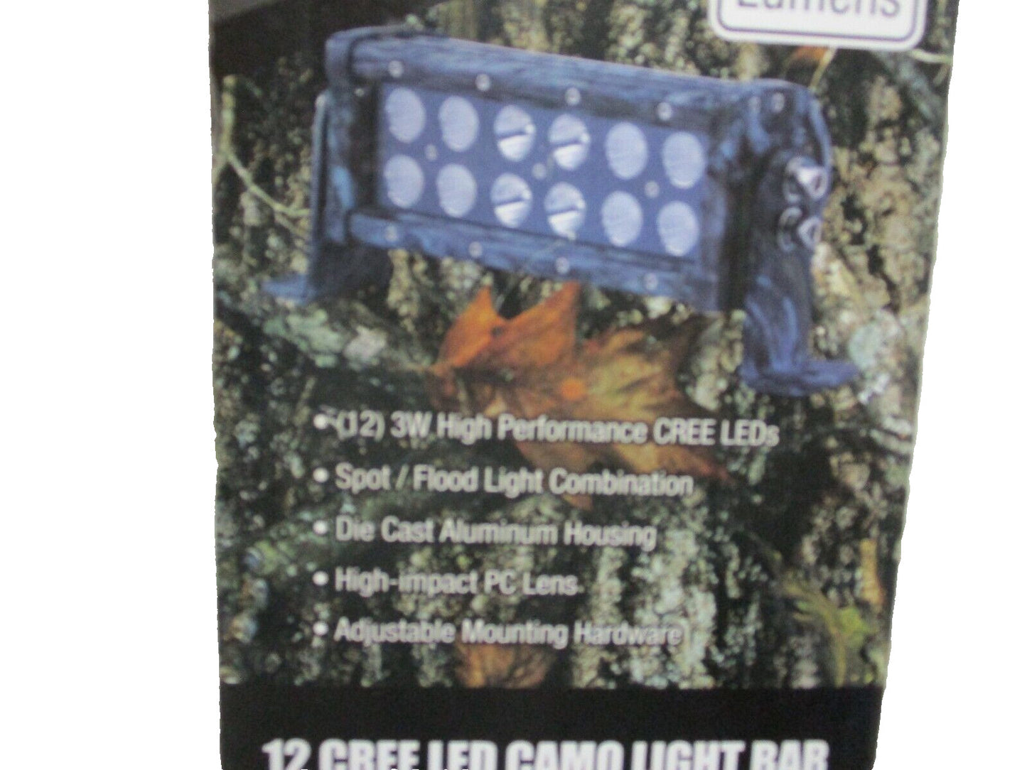 Vehicle 12 Cree LED Camo Spot/Flood Light Bar
