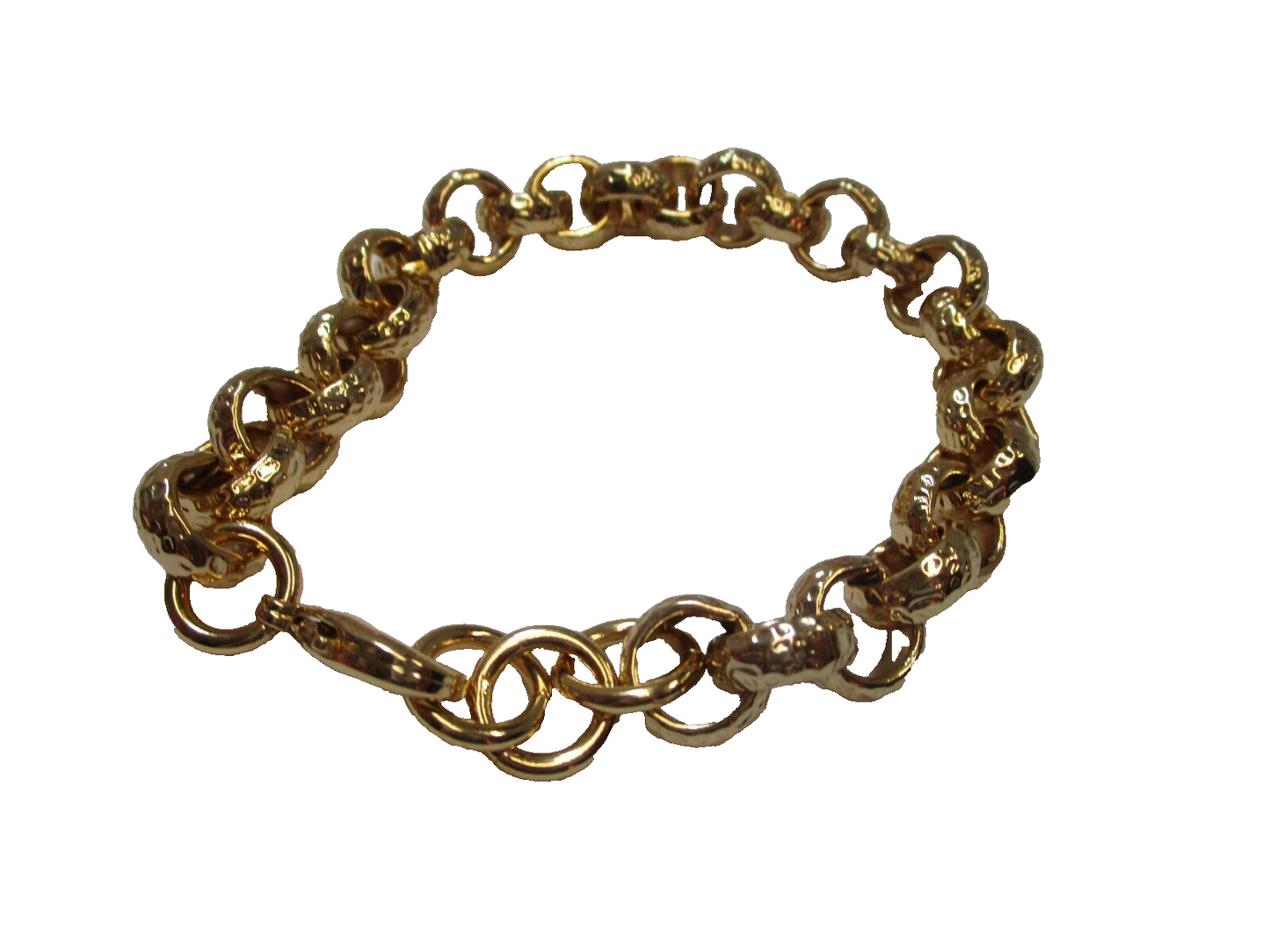 18k Gold Filled Link Chain/Belcher Necklaces/Belcher Bracelet & 6 Wedding Rings