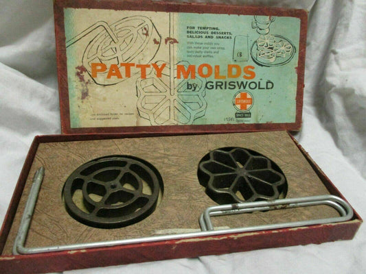 Antique Griswold Patty Molds