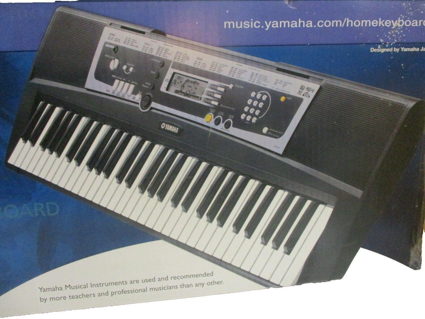 Yamaha YPT-210 Keyboard Black - 61 Keys New Old Stock