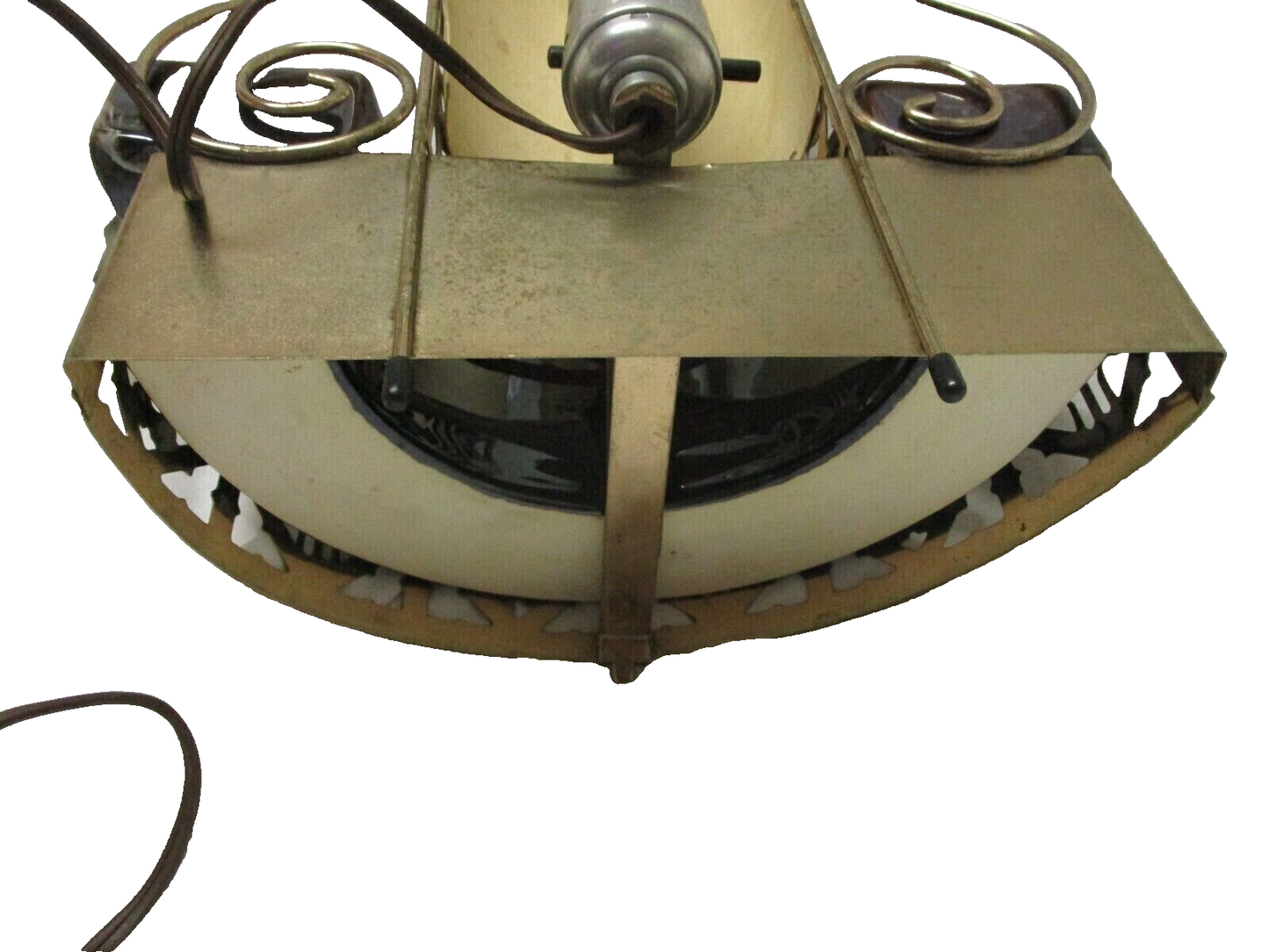 Vintage from the 1950s mid century modern tv planter/lamp sierra-columbia